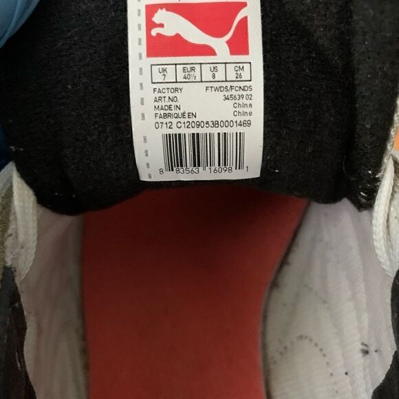 Puma TX-300 Running Course Performance Shoe Navy and gray Men’s Size US 8 main image 4